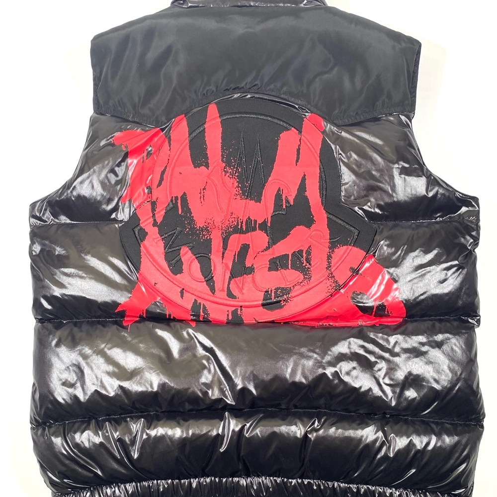 Authentic Moncler Genius x Palm Angels Goose Down Puffer Vest Size 3 - Picture 3 of 15